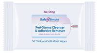 Safe N Simple Adhesive Remover Wipe Wipe, SNS00525 - Case of 600