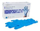 McKesson Confiderm 3.8 Exam Glove Large NonSterile Nitrile Standard Cuff Length Textured Fingertips Blue, 14-688 - Case of 1000