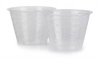 Graduated Medicine Cup, McKesson, 1 oz. Clear Plastic Disposable, 16-9505 - Pack of 100