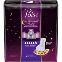 Poise Bladder Control Pad 16.2 Inch Length Heavy Absorbency Absorb-Loc One Size Fits Most Female Disposable, 46995 - Case of 48