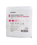 Foam Dressing, McKesson, 4 X 4 Inch Square Acrylic Adhesive with Border Sterile, 4671 - EACH