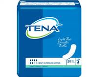 TENA Bladder Control Pad Light Heavy 15 Inch Length Heavy Absorbency Dry-Fast Core One Size Fits Most Unisex Disposable, 47619 - Pack of 39
