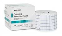 McKesson Dressing Retention Tape NonWoven Fabric / Printed Release Paper 2 Inch X 10 Yard White NonSterile, 16-4802 - CASE OF 24
