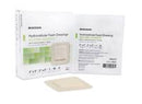 McKesson Silicone Foam Dressing 3 X 3 Inch Square Silicone Adhesive with Border Sterile, 4842 - Case of 200