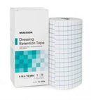 McKesson Dressing Retention Tape NonWoven Fabric / Printed Release Paper 6 Inch X 10 Yard White NonSterile, 16-4806 - EACH 
