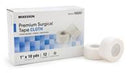 McKesson Medical Tape High Adhesion Silk-Like Cloth 1 Inch X 10 Yard White NonSterile, 100201 - BOX OF 12