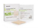 McKesson Lite Thin Silicone Foam Dressing 4 X Inch Square Gel Adhesive with Border Sterile, 4873 - BOX OF 10