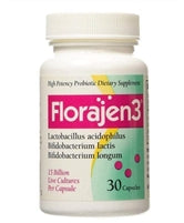 Florajen3 Probiotic Dietary Supplement 30 per Bottle Capsule, 73942344048 - 1 Bottle