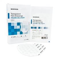 Transparent Film Dressing, McKesson, Octagon 4 X 4-3/4 Inch Frame Style Delivery Without Label Sterile, 4986 - Pack of 50