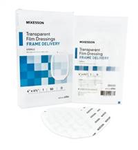 Transparent Film Dressing, McKesson, Octagon 4 X 4-3/4 Inch Frame Style Delivery Without Label Sterile, 4986 - Case of 200