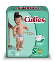Cuties Diaper, Size 5, Heavy Absorbency, Tab Closure