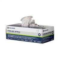 STERLING Exam Glove Medium NonSterile Nitrile Standard Cuff Length Textured Fingertips Gray Chemo Tested, 50707 - Pack of 200