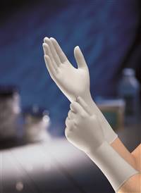 STERLING Exam Glove Large NonSterile Nitrile Standard Cuff Length Textured Fingertips Gray Chemo Tested, 50708 - Pack of 200