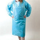 O&M Halyard Inc Over-the-Head Protective Procedure Gown Adult One Size Fits Most Blue NonSterile, 69490 - CASE OF 75