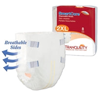Tranquility SmartCore Brief, 2X-Large, Breathable, Heavy Absorbency, 2315