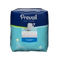 Prevail Bladder Control Pad 13-1/2 Inch Length Moderate Absorbency Polymer Small Unisex Disposable, PL-100/1 - Pack of 52