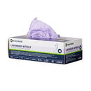 Halyard Lavender Exam Glove Medium NonSterile Nitrile Standard Cuff Length Textured Fingertips Lavender, 52818 - Case of 2500