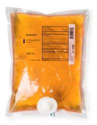 McKesson Antibacterial Soap Liquid 1,000 mL Dispenser Refill Bag Clean Scent, 53-28066-1000 - Case of 10