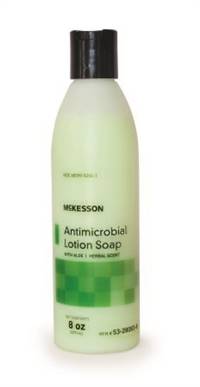 McKesson Antimicrobial Soap Lotion 8 oz. Bottle Herbal Scent, 53-28083-8 - EACH