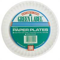 Georgia Pacific Plate, White Disposable Paper 9 Inch Diameter, AJMPP9GRAWH - CASE OF 1200