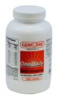 Geri-Care Multivitamin Supplement Tablet 1000 per Bottle, 501-10-GCP - CASE OF 12