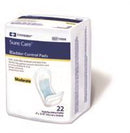 Sure Care Bladder Control Pad 9-3/4 Inch Length Moderate Absorbency Polymer One Size Fits Most Unisex Disposable, 1100B - Pack of 22
