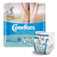 Comfees Male Toddler Training Pants Pull On with Tear Away Seams 2T to 3T Disposable Moderate Absorbency, CMF-B2 - BAG OF 26