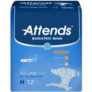 Attends DermaDry Bariatric Brief, 2X-LARGE, XXL, 63" - 70", DD50