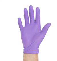 Purple Nitrile Exam Glove Large Sterile Pair Nitrile Standard Cuff Length Textured Fingertips Purple , 55093 - Box of 100