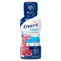 Ensure Clear Blueberry Pomegranate Flavor 10 oz. Bottle Ready to Use, 56500 - Case of 12