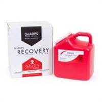 The Sharps Disposal By Mail System PRO-TEC Mailback Sharps Container, 1-Piece 2 Gallon Red Snap On Lid, 12000-012 - EACH