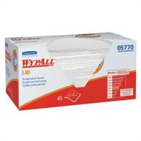 WypAll L40 Professional Hygenic Towel, Light Duty White NonSterile Double Re-Creped 12 X 23 Inch Disposable, 05770 - EACH