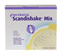 Scandishake Weight Gain Instant Shake Mix Powder, Vanilla, 3 Ounce