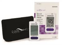 QUINTET AC Blood Glucose Meter 5 Second Results Stores Up To 500 with Date and Time Auto Coding, 5055 
