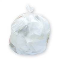 Heritage Trash Bag 20 to 30 gal. White LLDPE 0.90 Mil. X 36 Inch Star Seal Bottom Flat Pack, HERH6036TW - CASE OF 200