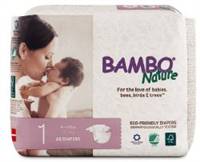Bambo Nature Baby Diaper, Tab Closure Size 5 Disposable, 16051 - PACK OF 27