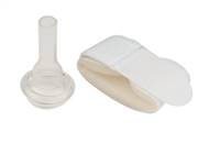 Freedom Male External Catheter Self-Adhesive Strip Silicone Small, 6100 - Pack of 100