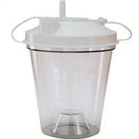 Suction Canister Drive Medical 800 mL Float Valve Shut-Off, 610-48BP - Case of 48