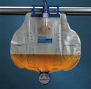 Dover Urinary Drain Bag, 2000 ml, Anti-Reflux Valve, Kendall Covidien 6206