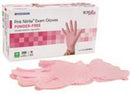McKesson Pink Nitrile Exam Glove Small Nitrile Standard Cuff Length Textured Fingertips Pink , 14-6NPNK2 - Case of 2500