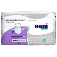 Seni Active Super Plus Heavy Absorbent Underwear, Extra Large - S-XL14-AP1; CASE OF 56