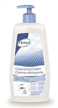 TENA Body Wash Cream 33.8 oz. Pump Bottle Scented, 64435 - Case of 8