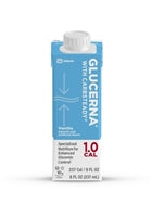Glucerna 1.0 Cal Vanilla, 8 Ounce Carton, with Carb Steady, 1 Cal, Abbott 64913