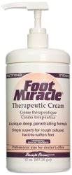 Foot Miracle Hand and Body Moisturizer, 32 oz. Pump Bottle Scented Cream, 60656 - EACH
