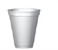 Drinking Cup, WinCup, 8 oz. White Styrofoam Disposable, H8S - Case of 1000