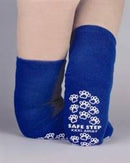 Slipper Socks Pillow Paws 3 X-Large Royal Blue Ankle High, 1099-001 - One Pair