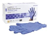 McKesson Confiderm 3.5C Exam Glove X-Small NonSterile Nitrile Standard Cuff Length Textured Fingertips Blue Chemo Tested, 14-6972C - Case of 2000