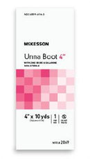 Unna Boot, McKesson, 4 Inch X 10 Yard Cotton Cotton Zinc Oxide, Calamine NonSterile, 2069 - Case of 12