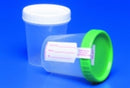 Cardinal Specimen Container Polypropylene Screw Cap 120 mL (4 oz.) Sterile, 8889207067 - CASE OF 100