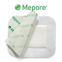 Mepore Adhesive Dressing 3-3/5 X 8 Inch NonWoven Spunlace Polyester Rectangle White Sterile, 671100 - Pack of 30